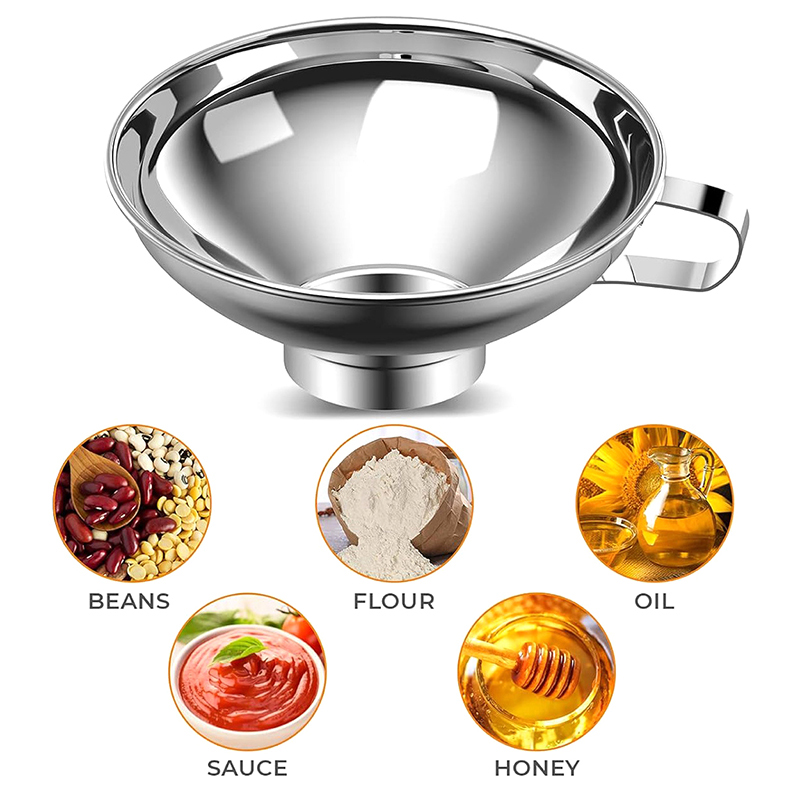 Kitchen Gadgets Popular - 스테인레스 스틸 넓은 입 캐닝 깔때기