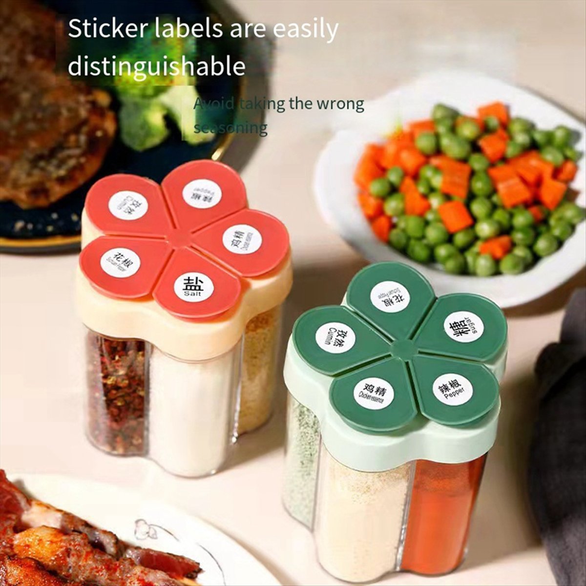 Kitchen Gadgets Popular - 【인기 상품】조미료 용기, 양념병, 향신료 보관함,