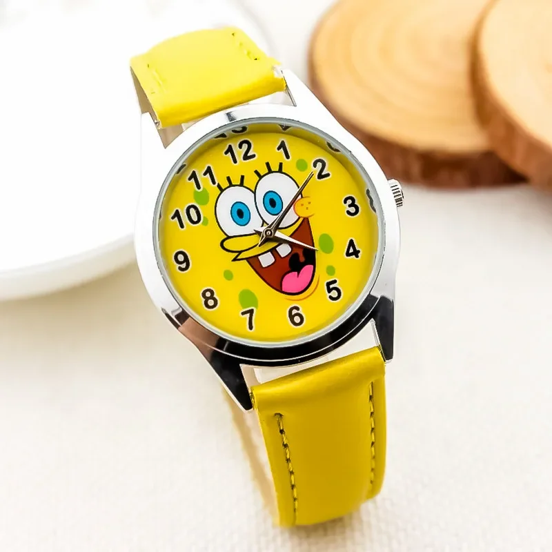 Kitchen Gadgets Aliexpress - 만화 스폰지밥 어린이용 쿼츠 손목시계 패트릭