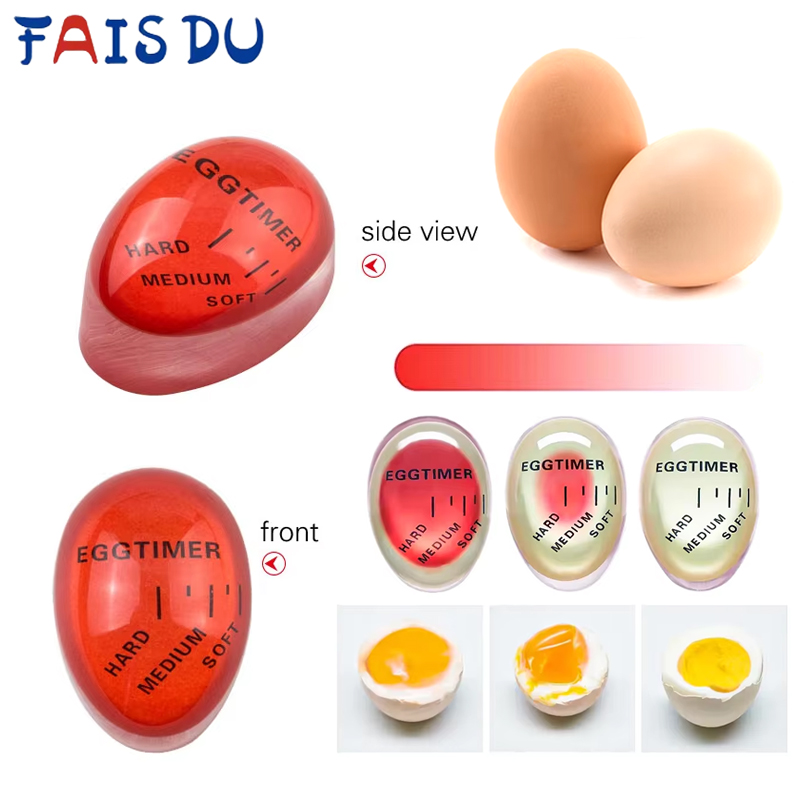 Kitchen Helper Gadgets - FAIS DU 색상 변경 계란 타이머,