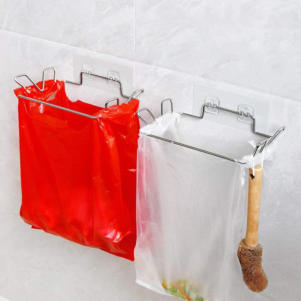 Kitchen Gadgets Wallpaper - 2Pcs 주방용 쓰레기통 스테인레스 스틸 걸이형