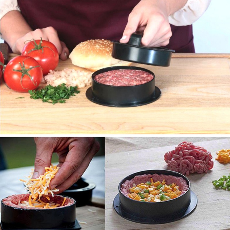 라운드 햄버거 프레스 버거 프레스 비프 그릴 식품 등급 - Kitchen Helper Gadgets 리뷰 및 가격