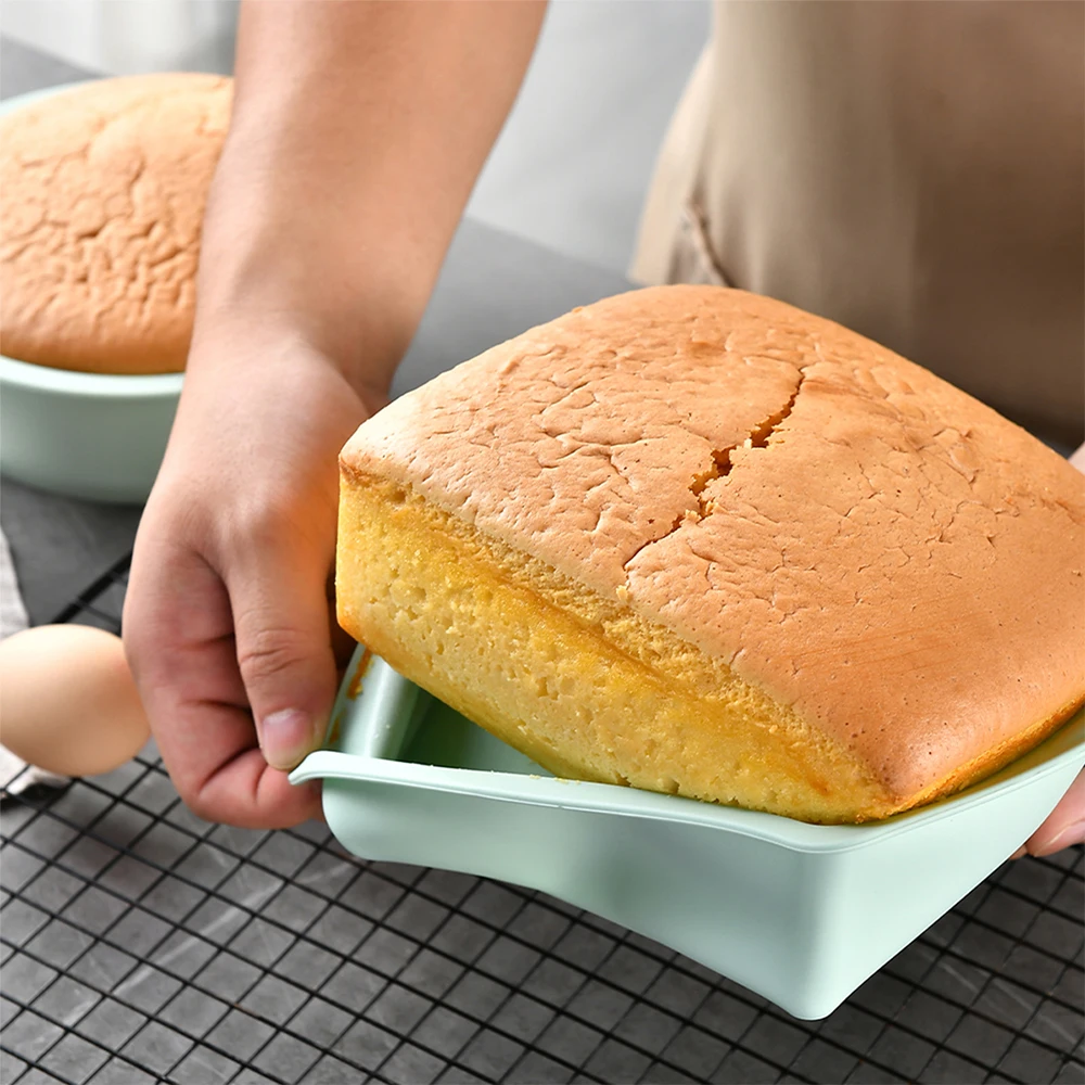 실리콘 사각 케이크 몰드, 간편한 분리 베이킹 팬, 내 - Kitchen Gadgets Deals 리뷰 및 가격