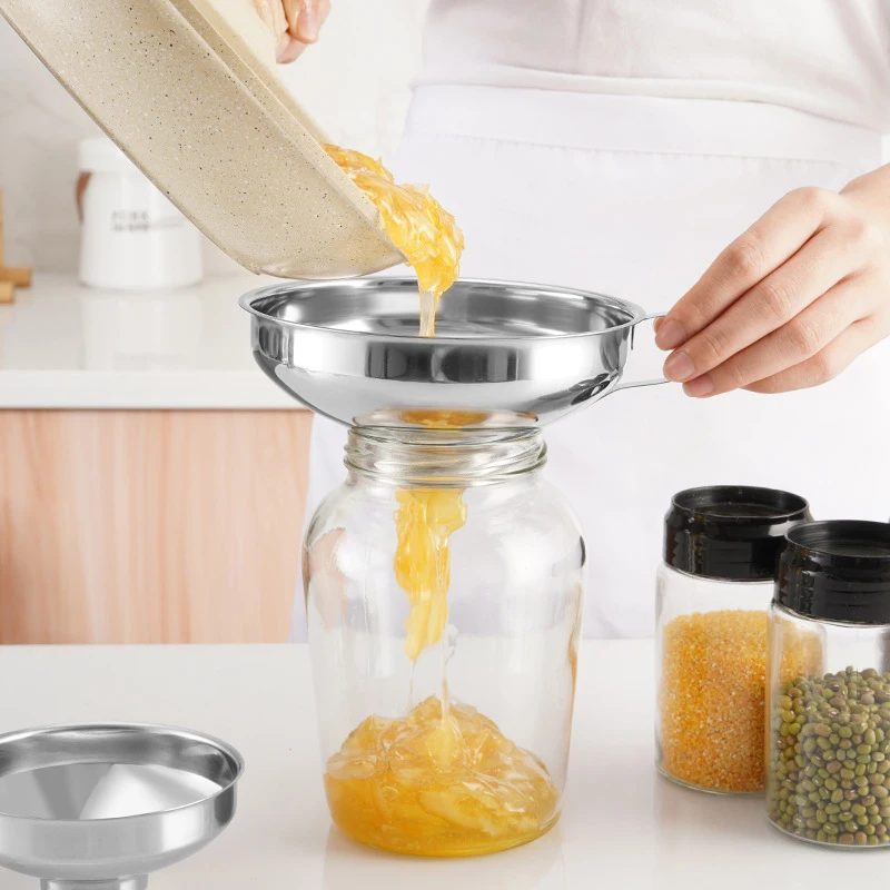 매우 인기있는 2가지 사이즈 스테인리스 스틸 와이드 입 - Kitchen Gadgets Popular 리뷰 및 가격