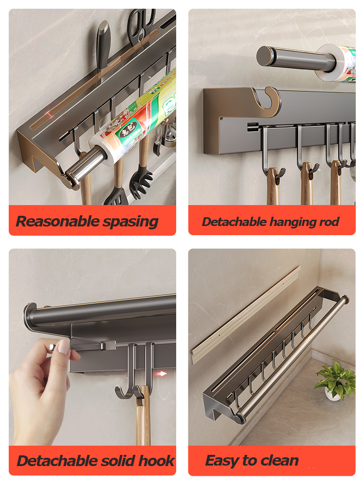 스테인리스 스틸 키친 페이퍼 타월 걸이형 선반, 후크  - Kitchen Gadgets Wallpaper 리뷰 및 가격