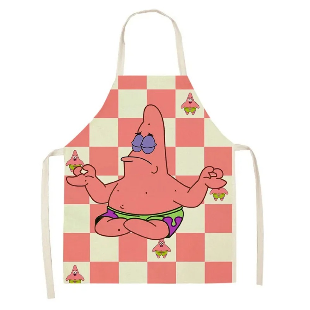 스폰지밥 패트릭 성인용 주방 앞치마, 린넨 빕스, 애니 - Kitchen Handy Gadgets 리뷰 및 가격