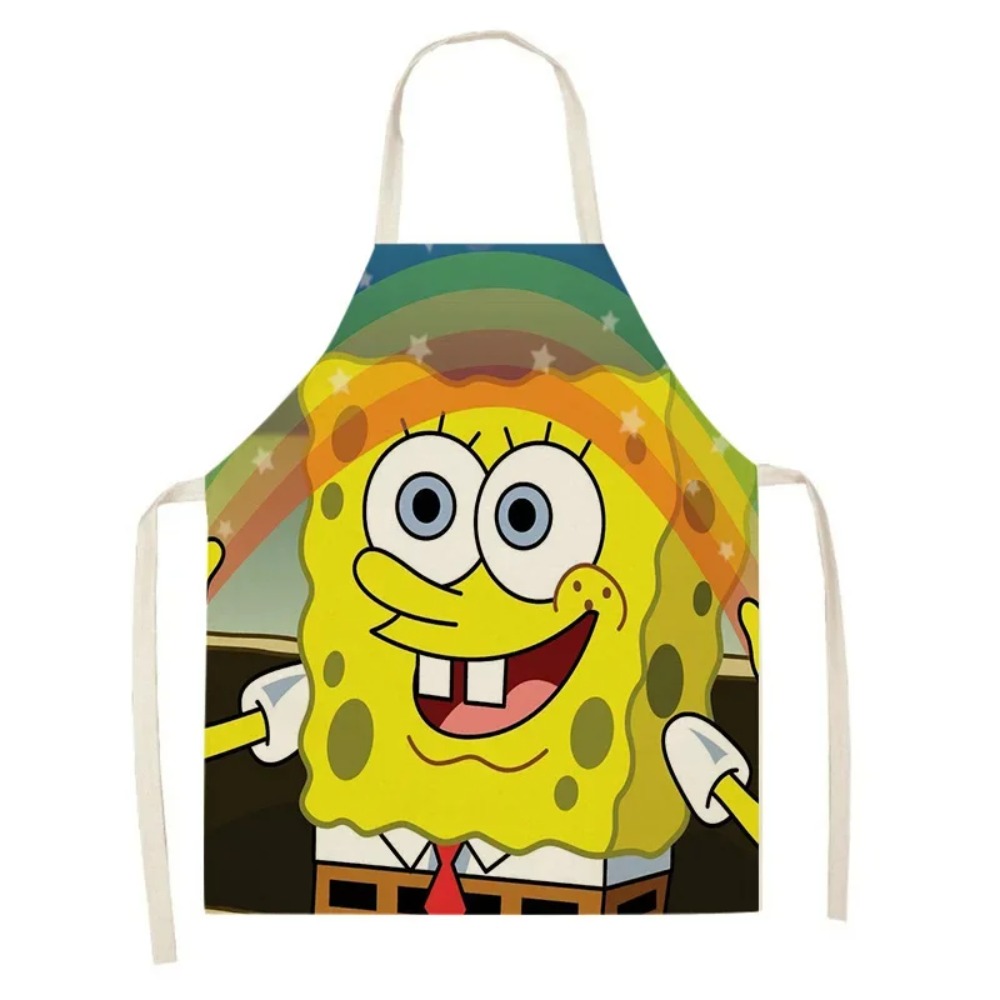 스폰지밥 패트릭 성인용 주방 앞치마, 린넨 빕스, 애니 - Kitchen Handy Gadgets 리뷰 및 가격