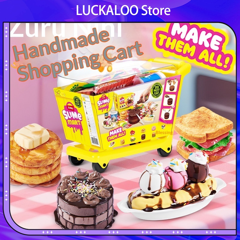 주루 미니 슬라임 마트 쇼핑카트 블라인드 박스 DIY  - Kitchen Gadgets Aliexpress 리뷰 및 가격