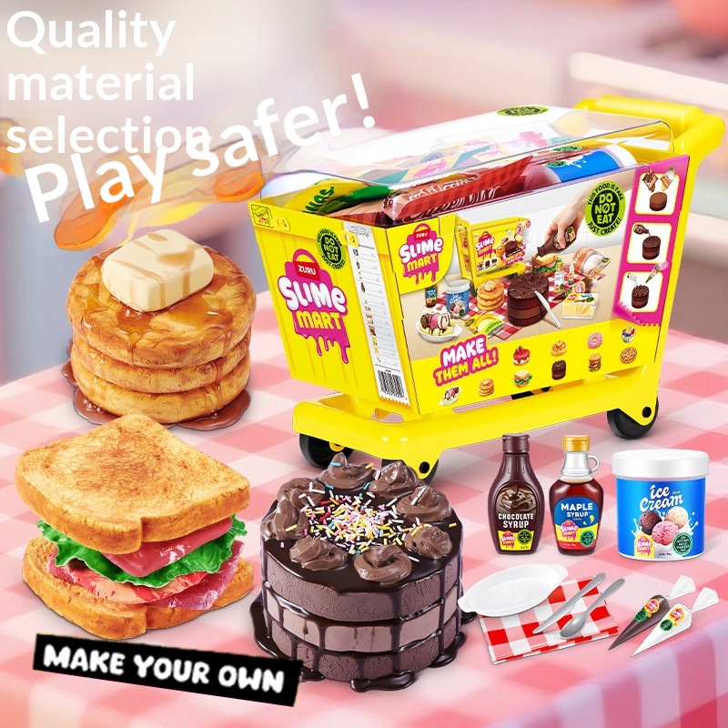 주루 미니 슬라임 마트 쇼핑카트 블라인드 박스 DIY  - Kitchen Gadgets Aliexpress 리뷰 및 가격