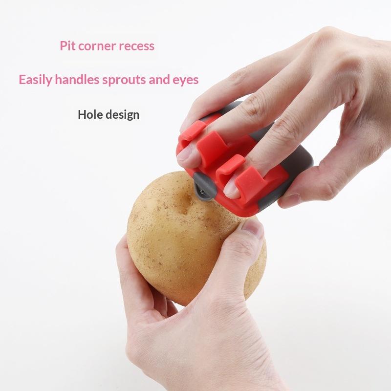 새로운 야채 과일 필러 스테인리스 스틸 핸드헬드 필러  - Kitchen Helper Gadgets 리뷰 및 가격