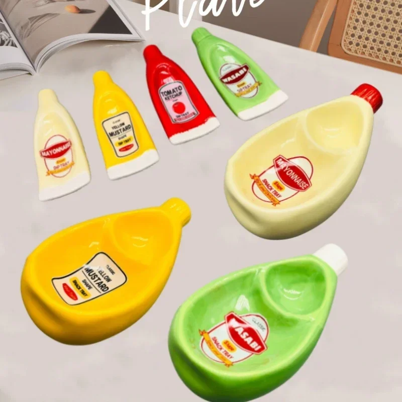 다용도 창의적인 식기류 고품질 세라믹 소재 케첩병 모양 - Kitchen Gadgets Popular 리뷰 및 가격