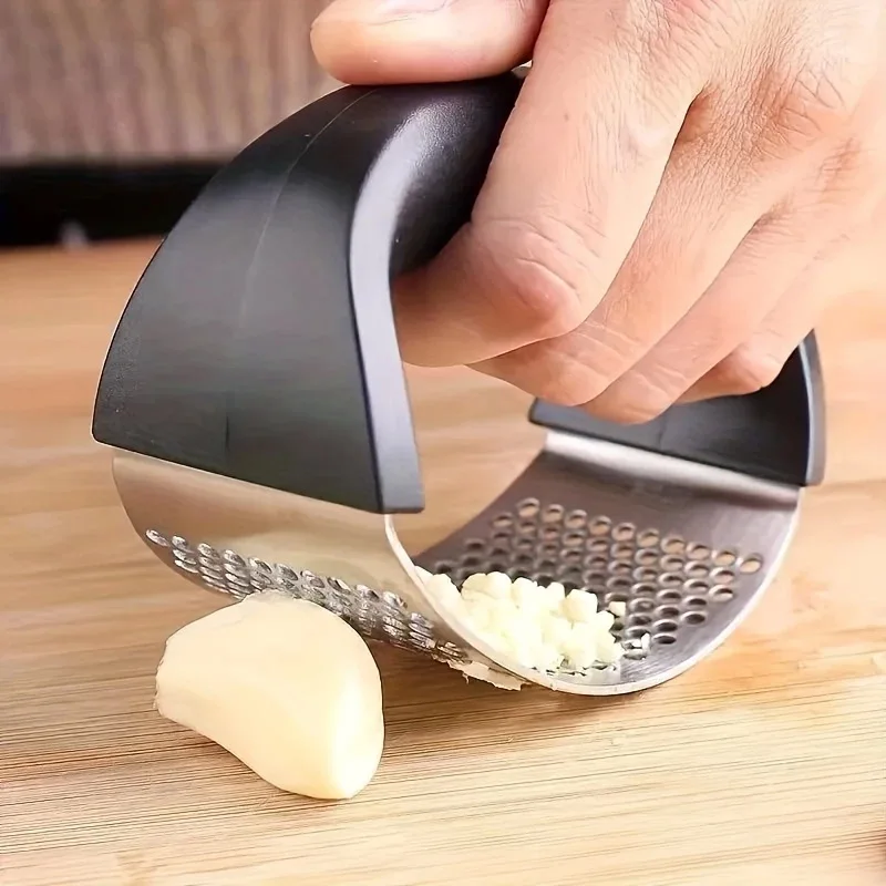 수동 핸드 크랭크 마늘 분쇄기 스테인리스 스틸 내구성  - Kitchen Gadgets Garlic 리뷰 및 가격