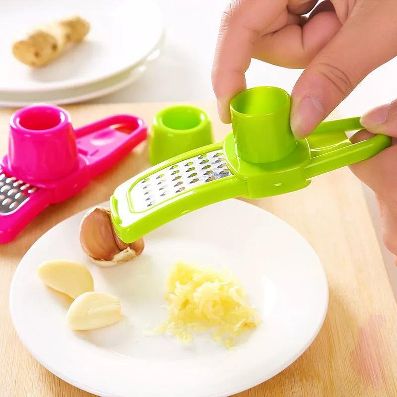 손으로 누르는 마늘 다지기, 수동 마늘 다지기 및 분쇄 - Kitchen Gadgets Garlic 리뷰 및 가격