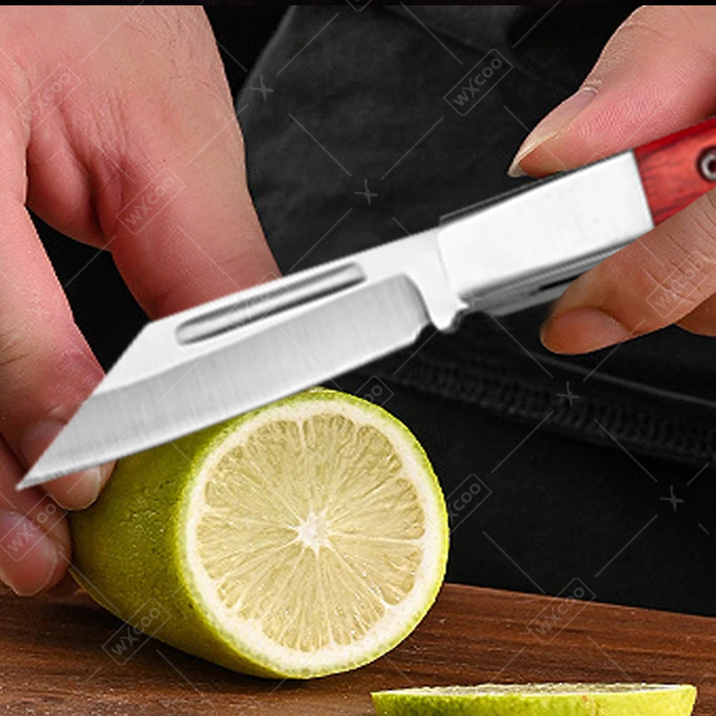 스테인리스 스틸 포켓 나이프 로즈우드 핸들 과일 나이프 - Kitchen Handy Gadgets 리뷰 및 가격