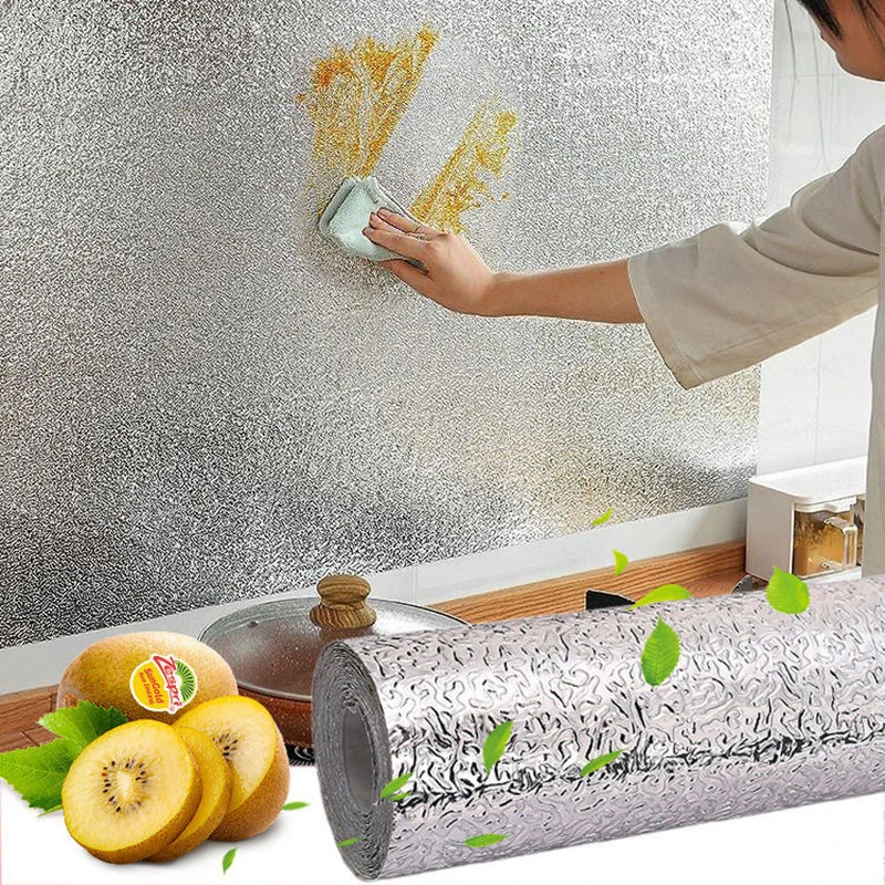오일프루프 방수 주방 스티커 자체 접착 방화 제습 곰팡 - Kitchen Gadgets Wallpaper 리뷰 및 가격
