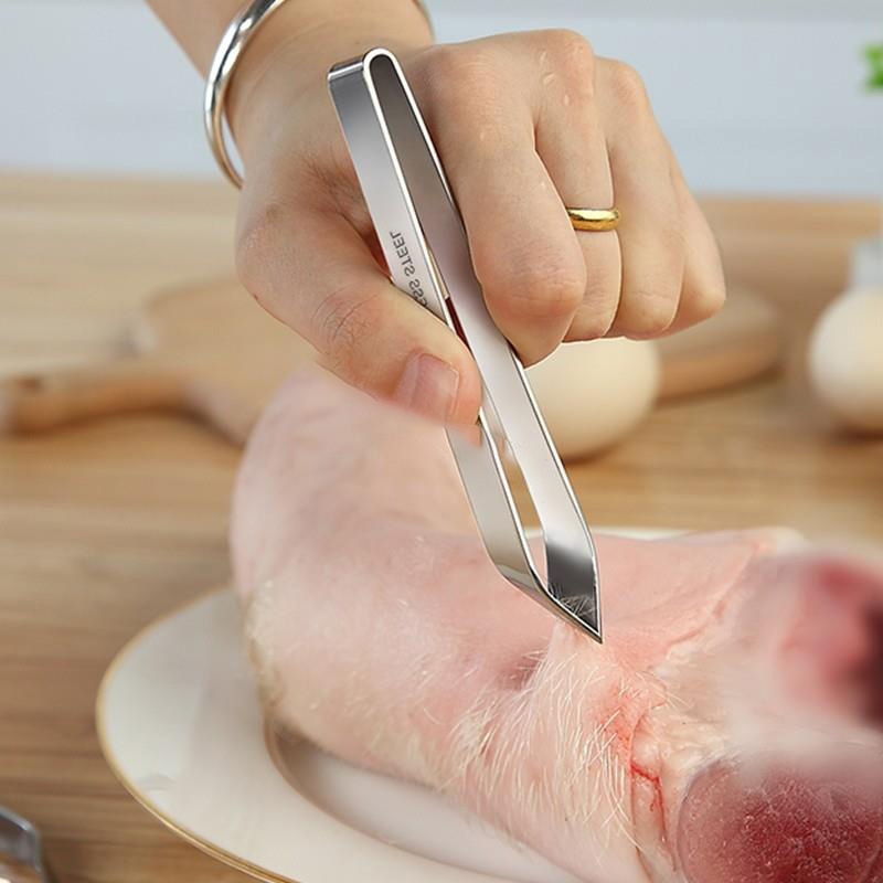 스테인리스 스틸 평면 및 경사 핀셋 플라이어 제거 도구 - Kitchen Helper Gadgets 리뷰 및 가격
