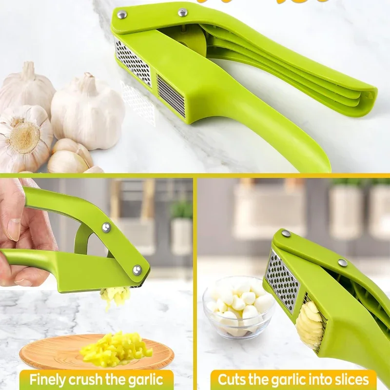 2 in 1 마늘 라이서 및 슬라이서 프레스 마늘 민서 - Kitchen Gadgets Garlic 리뷰 및 가격