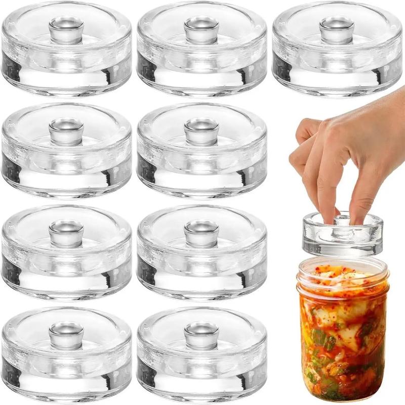 인기 1개 발효 유리 무게추 넓은 입구 병 뚜껑 주방용 - Kitchen Gadgets Popular 리뷰 및 가격